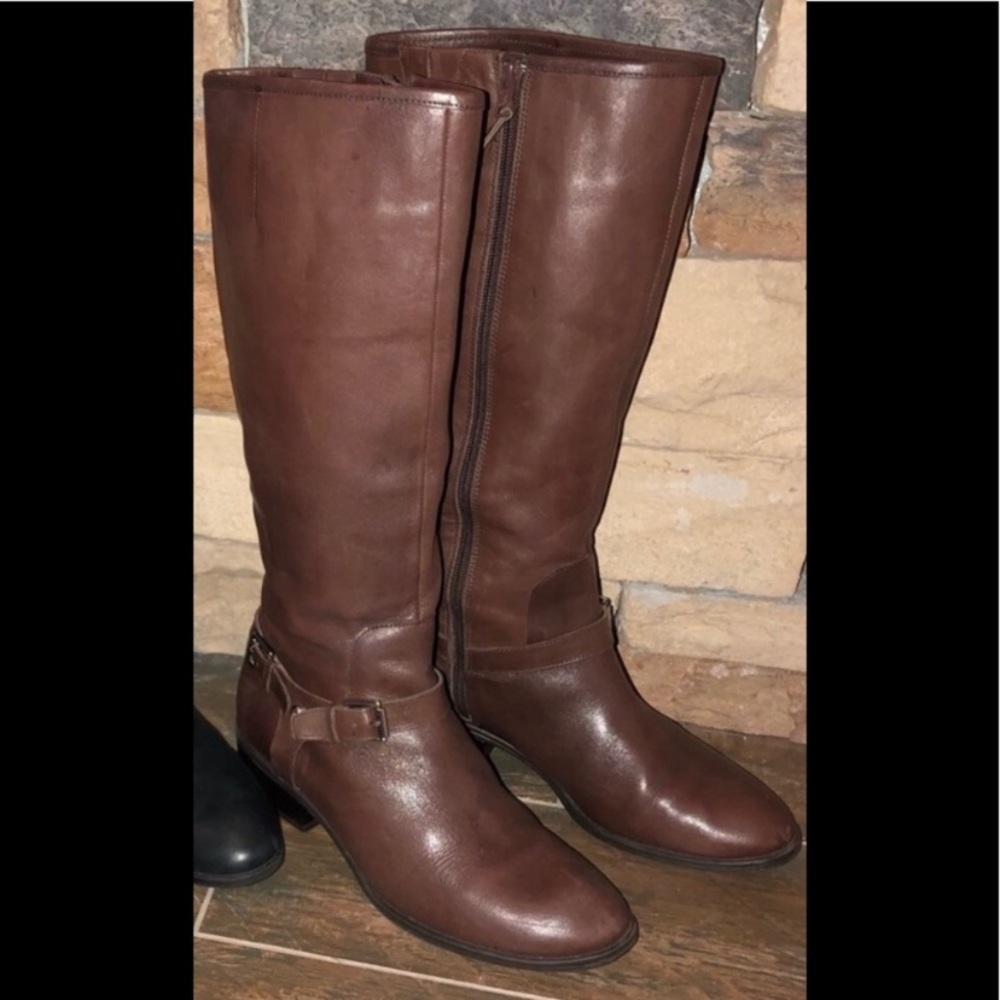 Ralph Lauren Brown Riding Boots, Tall Boots